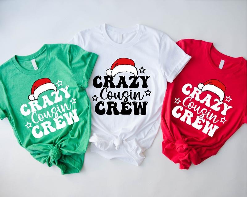 Cousin Crew Crazy Family Matching Gathering Group - Adult & Kids T-Shirts, Sweatshirts & Hoodies apparel design preview 1