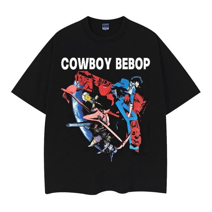 Cowboy Bebop "Spike Spiegel" Heavyweight Vintage 100% - Adult & Kids T-Shirts, Sweatshirts & Hoodies apparel design preview 1