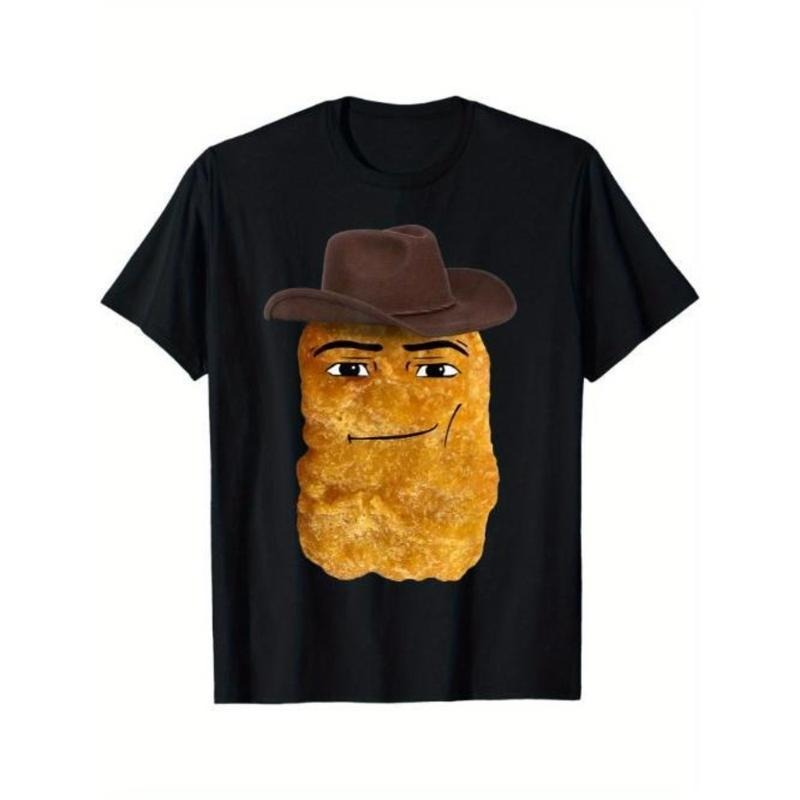 Cowboy Chicken Nugget Meme Made USA - Adult & Kids T-Shirts, Sweatshirts & Hoodies apparel design preview 1
