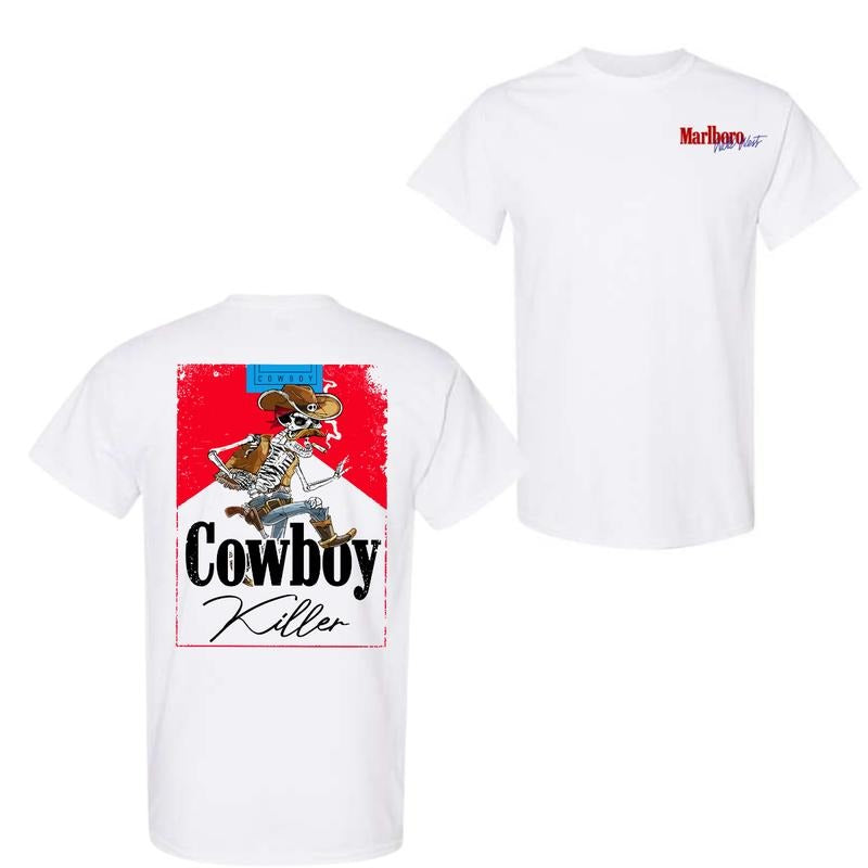 Cowboy Killers Skull Skeleton - Adult & Kids T-Shirts, Sweatshirts & Hoodies apparel design preview 1
