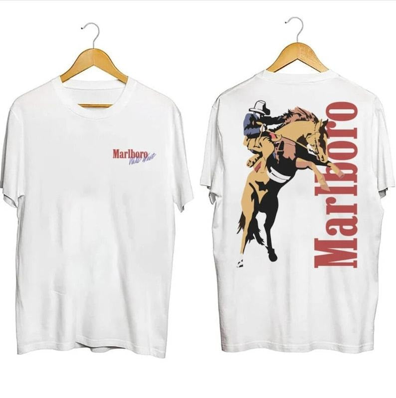 Cowboy Wild West Marlb0r0 Country Music Killer Boho - Adult & Kids T-Shirts, Sweatshirts & Hoodies apparel design preview 1