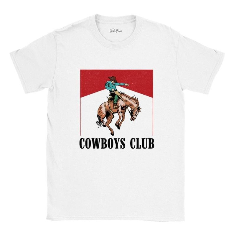 Cowboys Club! Classic Cowboy Marlboro Rodeo 90s Boy - Adult & Kids T-Shirts, Sweatshirts & Hoodies apparel design preview 1