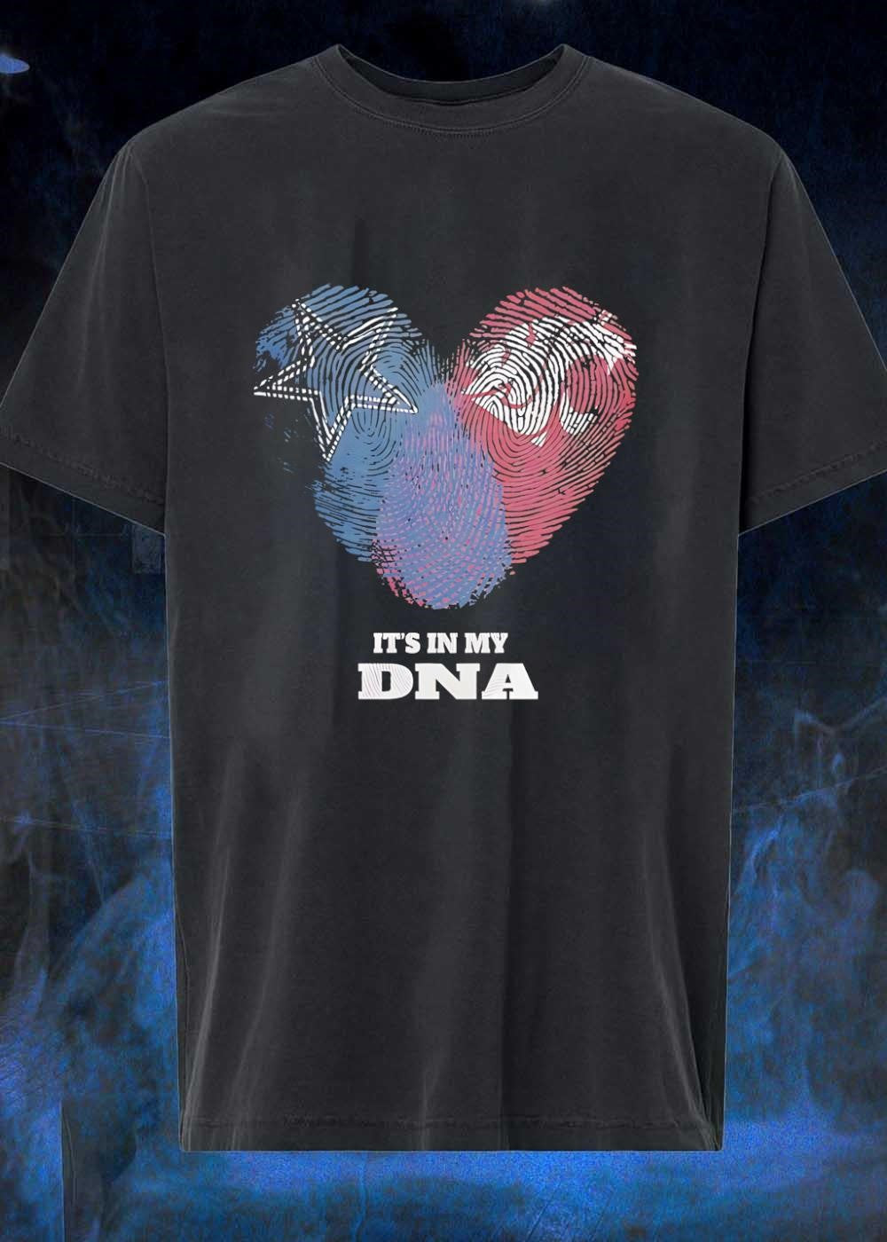 Cowboys and Texas Tech Red Raiders It's in My DNA - Adult & Kids T-Shirts, Sweatshirts & Hoodies apparel design preview 1