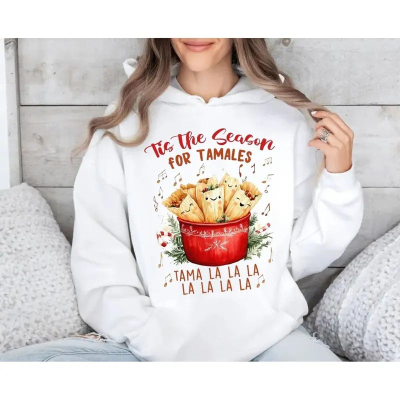 Cozy Tamales Cheer Vintage Mexican Food Celebrations - Adult & Kids T-Shirts, Sweatshirts & Hoodies apparel design preview 1