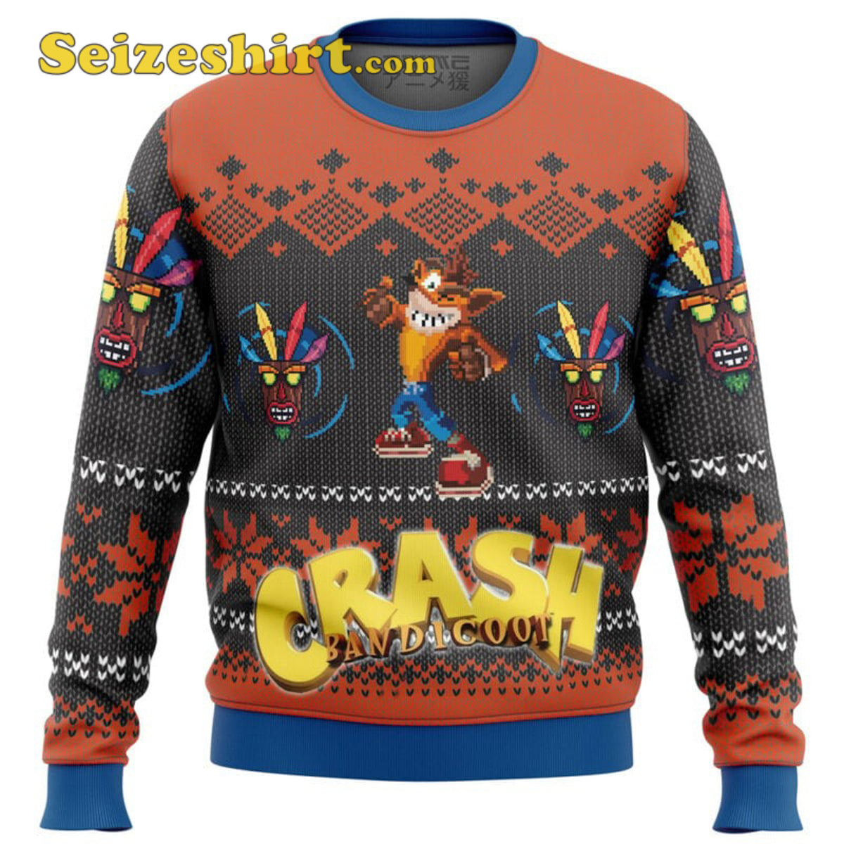 Crash Bandicoot Alt Ideas Ugly Christmas Sweater - Gift Idea product image