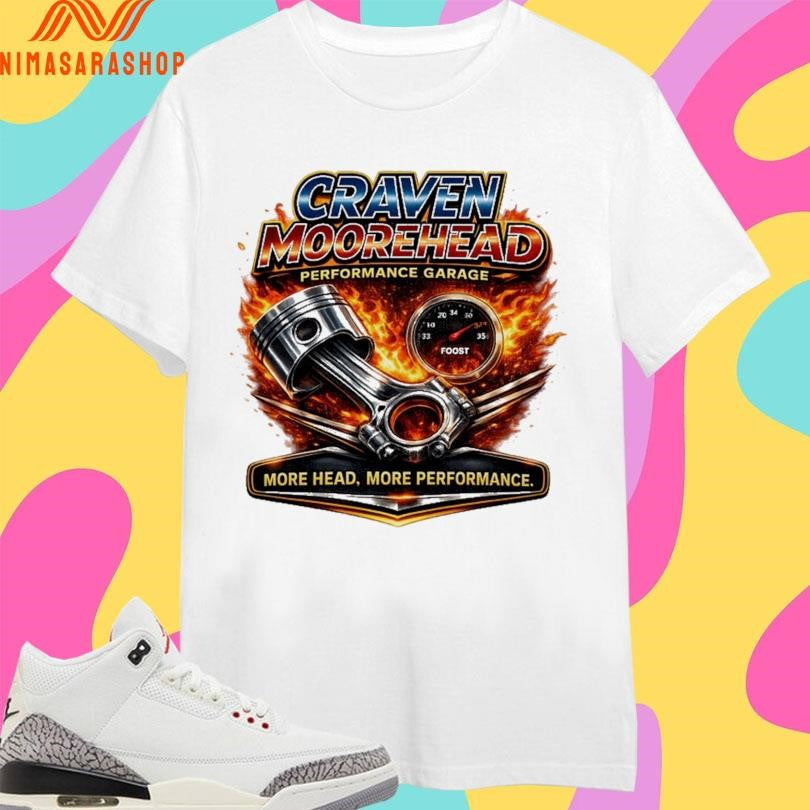 Craven Moorehead Performance Garage More Head - Adult & Kids T-Shirts, Sweatshirts & Hoodies apparel design preview 1