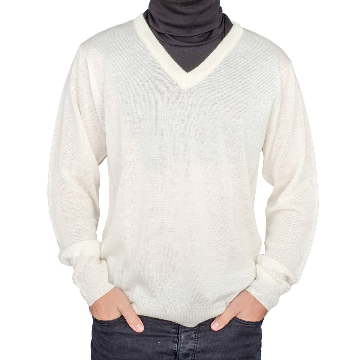 Crazy Cousin Eddie V-Neck with Black Dickey Graphic Sweater - Gift Idea product image