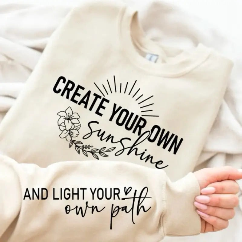 Create Your Own Sunshine Fleece - Adult & Kids T-Shirts, Sweatshirts & Hoodies apparel design preview 1