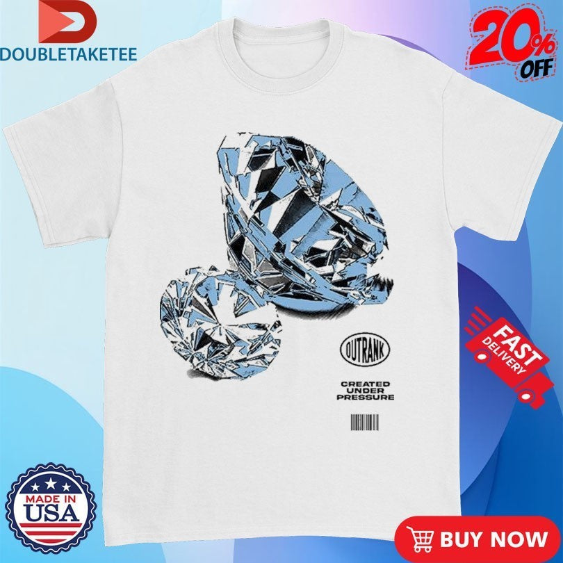 Created Under Pressure Outrank Diamond - Adult & Kids T-Shirts, Sweatshirts & Hoodies apparel design preview 1