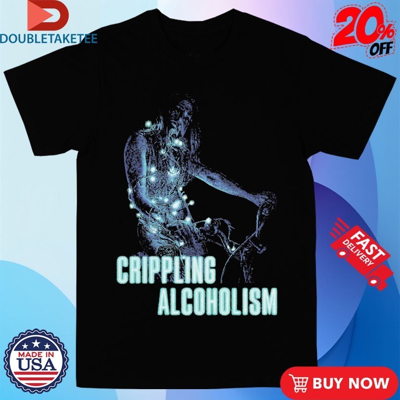 Crippling Alcoholism Bike Girl - Adult & Kids T-Shirts, Sweatshirts & Hoodies apparel design preview 1