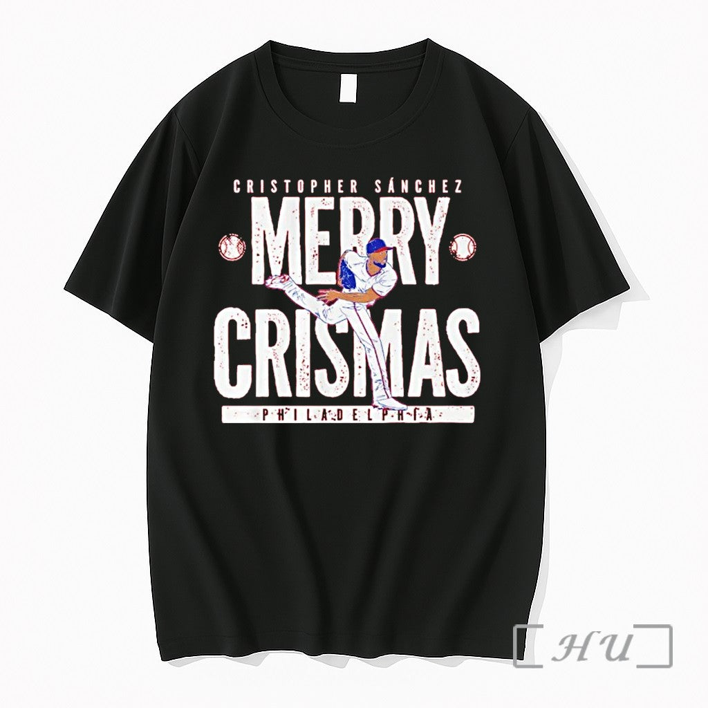 Cristopher Sanchez Merry Crismas Philadelphia Sweater - Adult & Kids T-Shirts, Sweatshirts & Hoodies apparel design preview 1