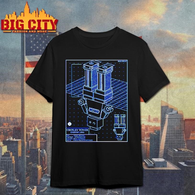 Crosley Tower Blueprint - Adult & Kids T-Shirts, Sweatshirts & Hoodies apparel design preview 1