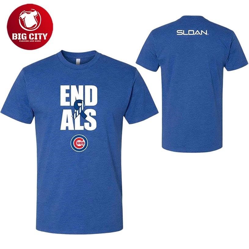 Cubs ALS Awareness Giveaway 2026 Two Sided - Adult & Kids T-Shirts, Sweatshirts & Hoodies apparel design preview 1