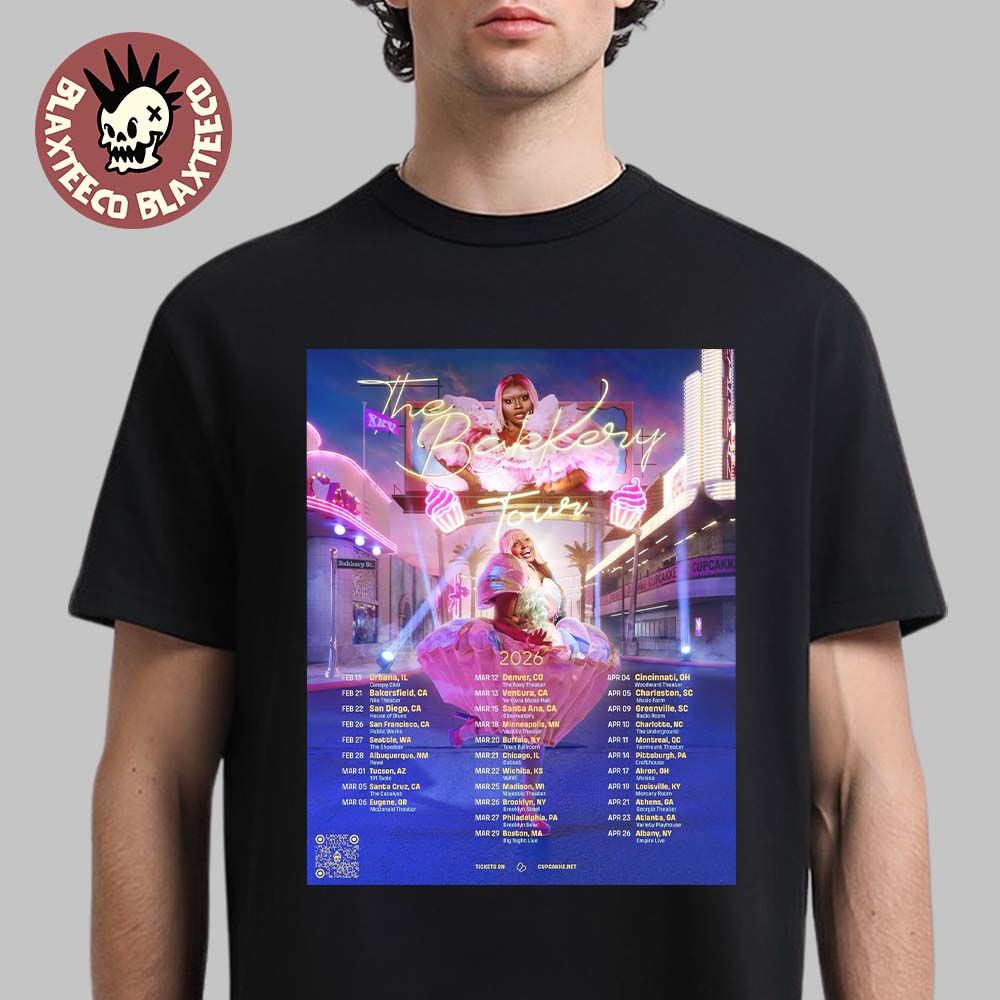 CupcakKe The BakKery Tour 2026 North American - Adult & Kids T-Shirts, Sweatshirts & Hoodies apparel design preview 1