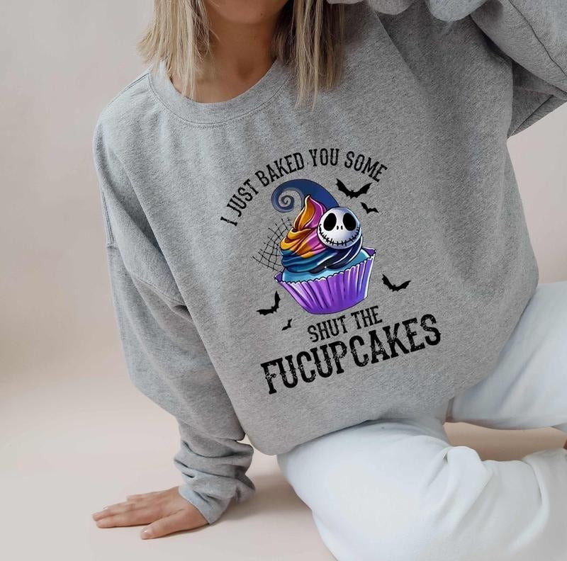 Cupcake I Baked You Some Shut Fucupcakes Funny Baking - Adult & Kids T-Shirts, Sweatshirts & Hoodies apparel design preview 1
