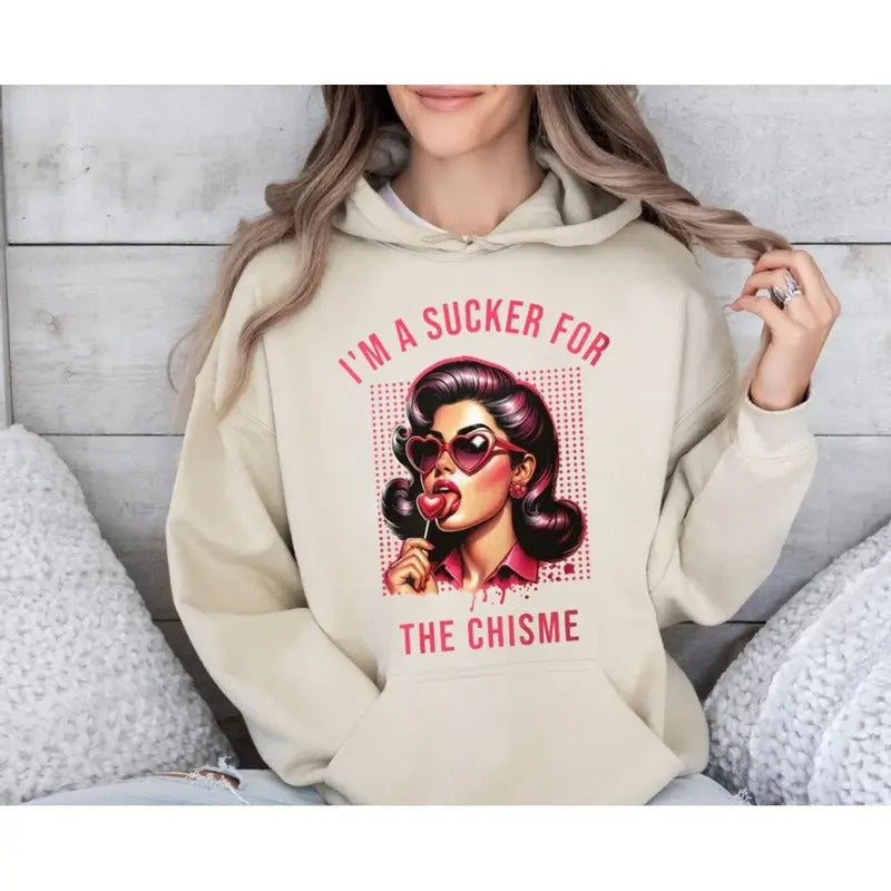 Cupid Chismosa Chisme Funny Mexican Latina Hispanic - Adult & Kids T-Shirts, Sweatshirts & Hoodies apparel design preview 1