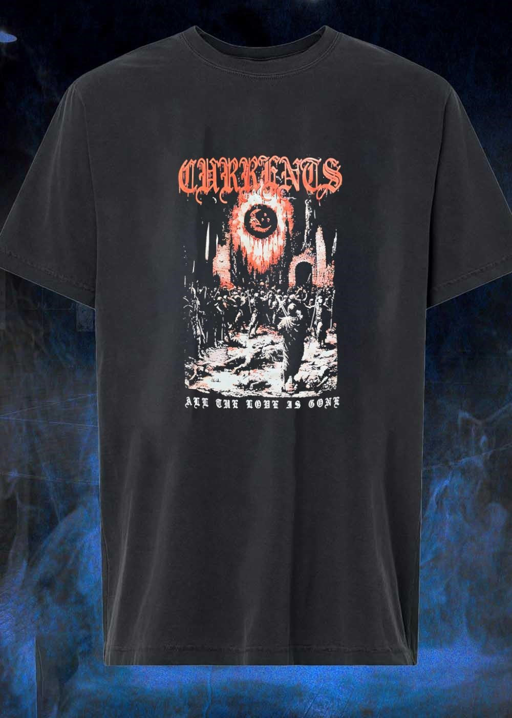 Currents All the Love Is Gone band - Adult & Kids T-Shirts, Sweatshirts & Hoodies apparel design preview 1