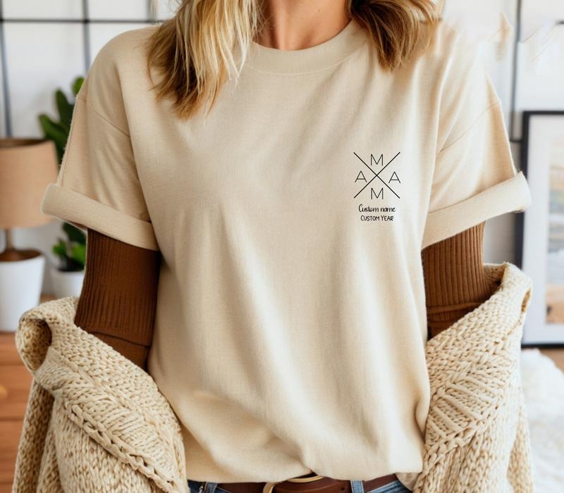 Custom Birth Year Mama Mother Personalised Casual - Adult & Kids T-Shirts, Sweatshirts & Hoodies apparel design preview 1