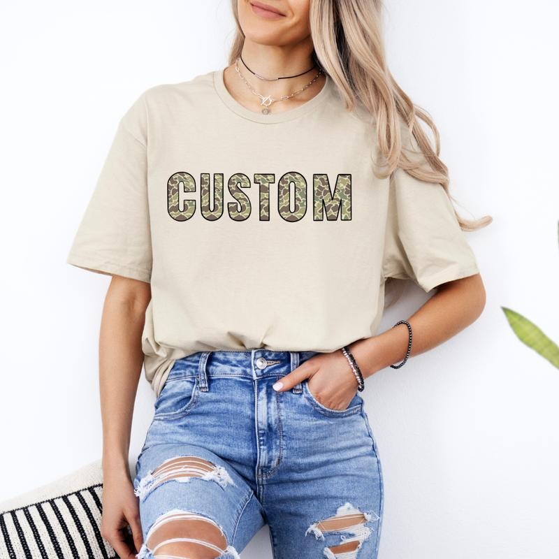 Custom Camo - Adult & Kids T-Shirts, Sweatshirts & Hoodies apparel design preview 1