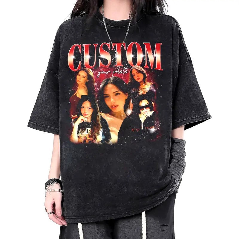 Custom Comfort Colors Girlfriend Personalized Photo - Adult & Kids T-Shirts, Sweatshirts & Hoodies apparel design preview 1