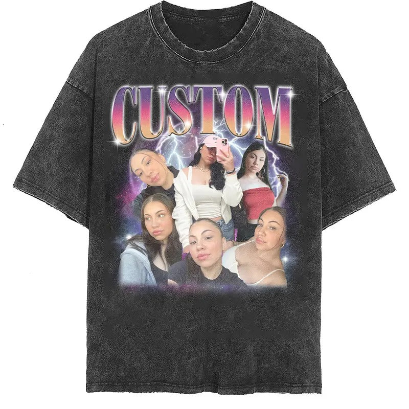 Custom Comfort Colors Girlfriend Personalized Photo - Adult & Kids T-Shirts, Sweatshirts & Hoodies apparel design preview 1