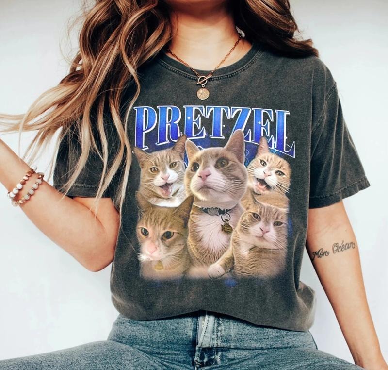 Custom Pet Photo Personalized Cat Lover Perfect - Adult & Kids T-Shirts, Sweatshirts & Hoodies apparel design preview 1