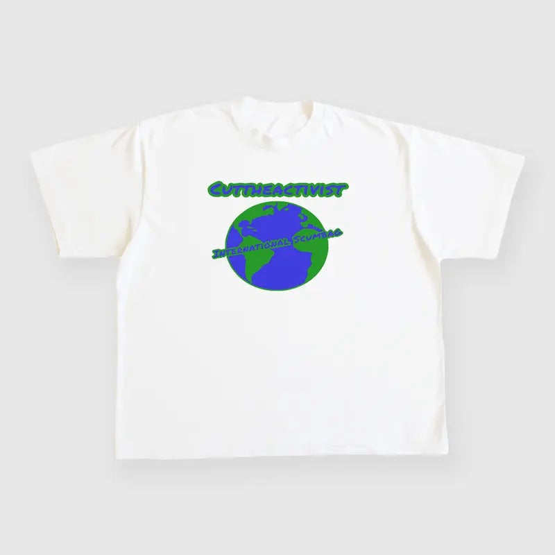 Cut Activist International Scumbag Custom Printed - Adult & Kids T-Shirts, Sweatshirts & Hoodies apparel design preview 1