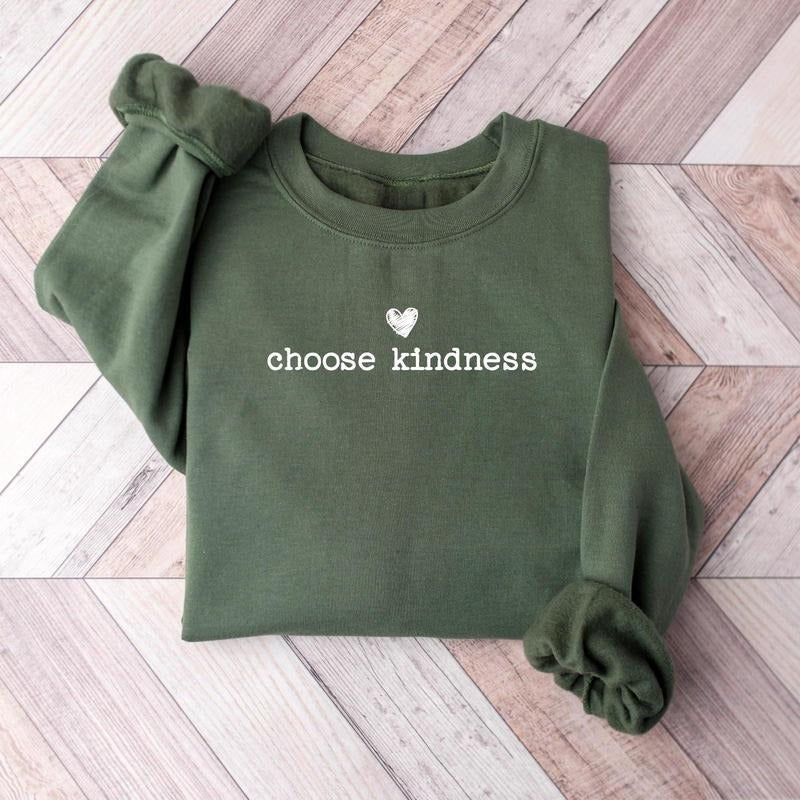 Cute Choose Kindness Teacher Appreciation Be Kind - Adult & Kids T-Shirts, Sweatshirts & Hoodies apparel design preview 1