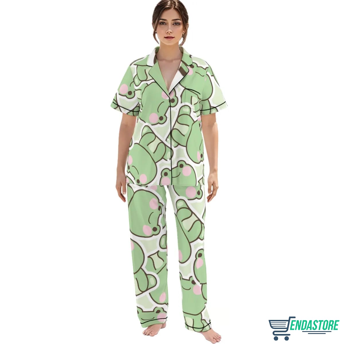 Cute Frog Pajama Set 3D Sweater - Gift Idea product image 2