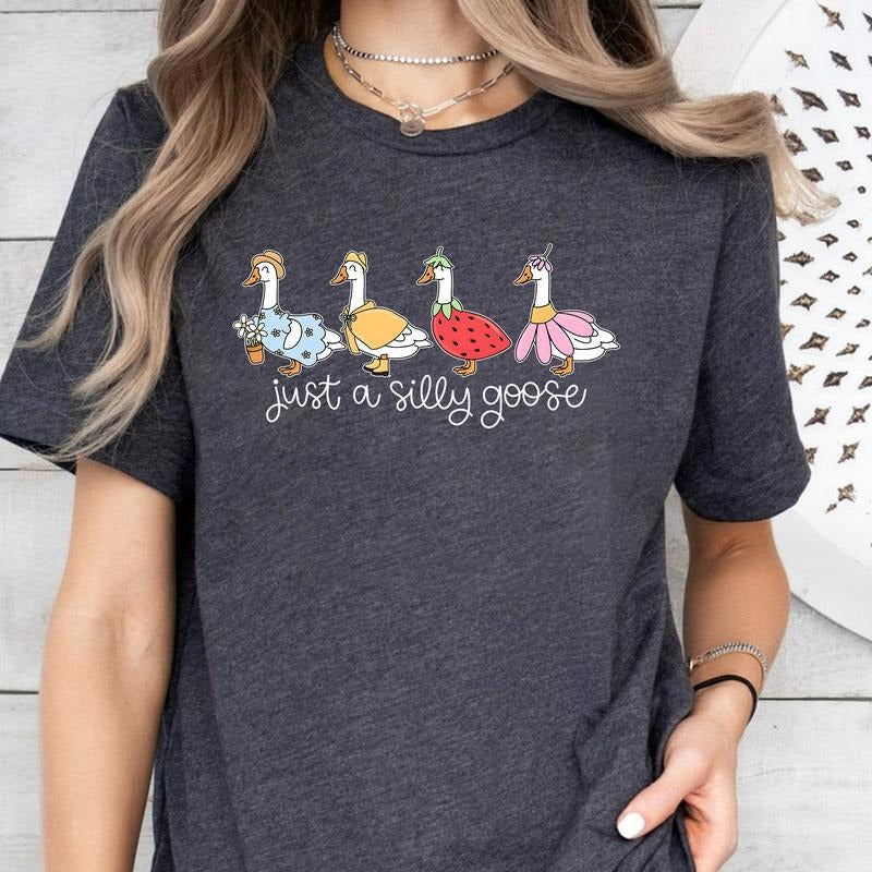 Cute Funny Silly Goose Fruit - Adult & Kids T-Shirts, Sweatshirts & Hoodies apparel design preview 1