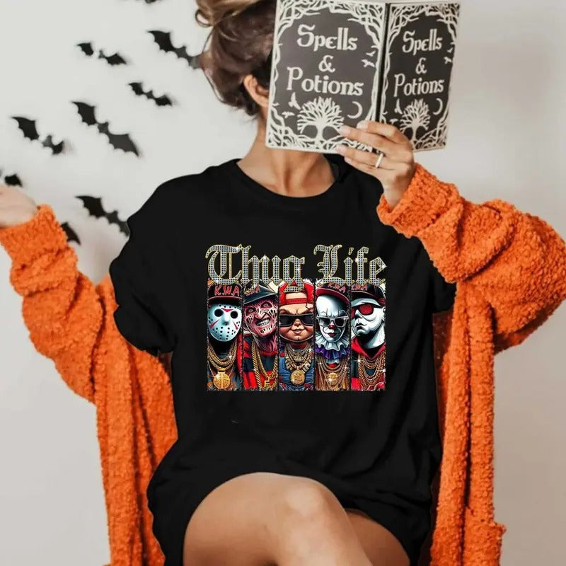 Cute Halloween Hallowen Fall Spooky Season Print - Adult & Kids T-Shirts, Sweatshirts & Hoodies apparel design preview 1