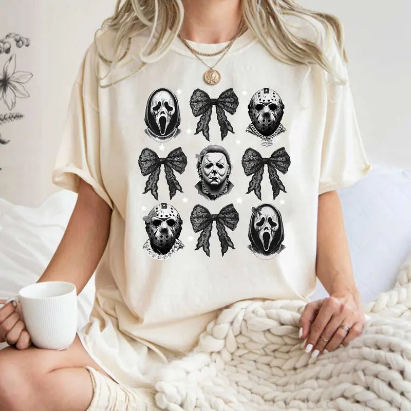 Cute Horror Character Halloween Sweat Ghost Movie - Adult & Kids T-Shirts, Sweatshirts & Hoodies apparel design preview 1