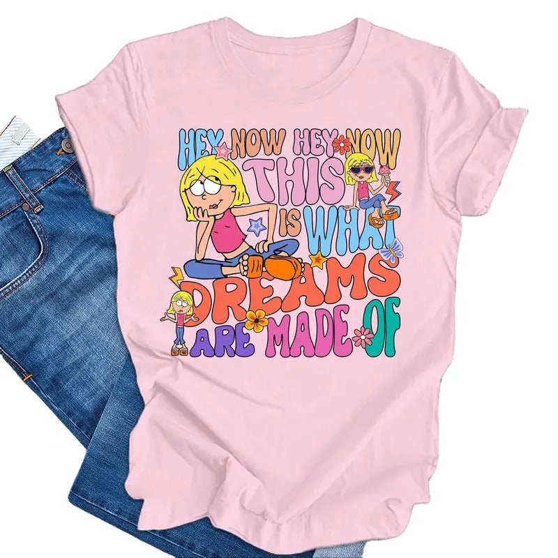 Cute Lizzzie McGuire This Is What Dreams Are Made - Adult & Kids T-Shirts, Sweatshirts & Hoodies apparel design preview 1