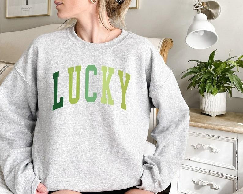 Cute Lucky Funny St Patrick'S Day Irish Womenswear - Adult & Kids T-Shirts, Sweatshirts & Hoodies apparel design preview 1