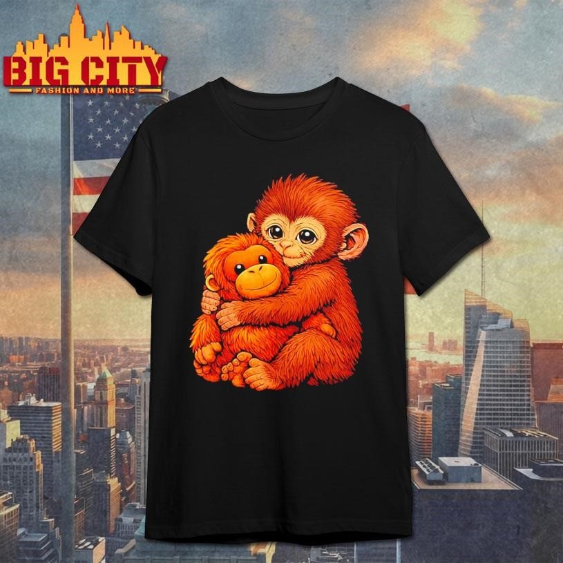 Cute Monkey Named Punch Funny Animal - Adult & Kids T-Shirts, Sweatshirts & Hoodies apparel design preview 1