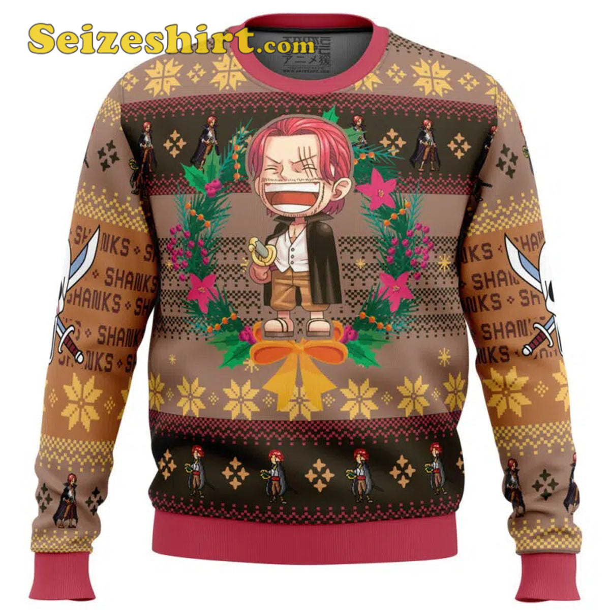 Cute Christmas Shanks One Piece Ugly Christmas Sweater - Holiday Gift product image