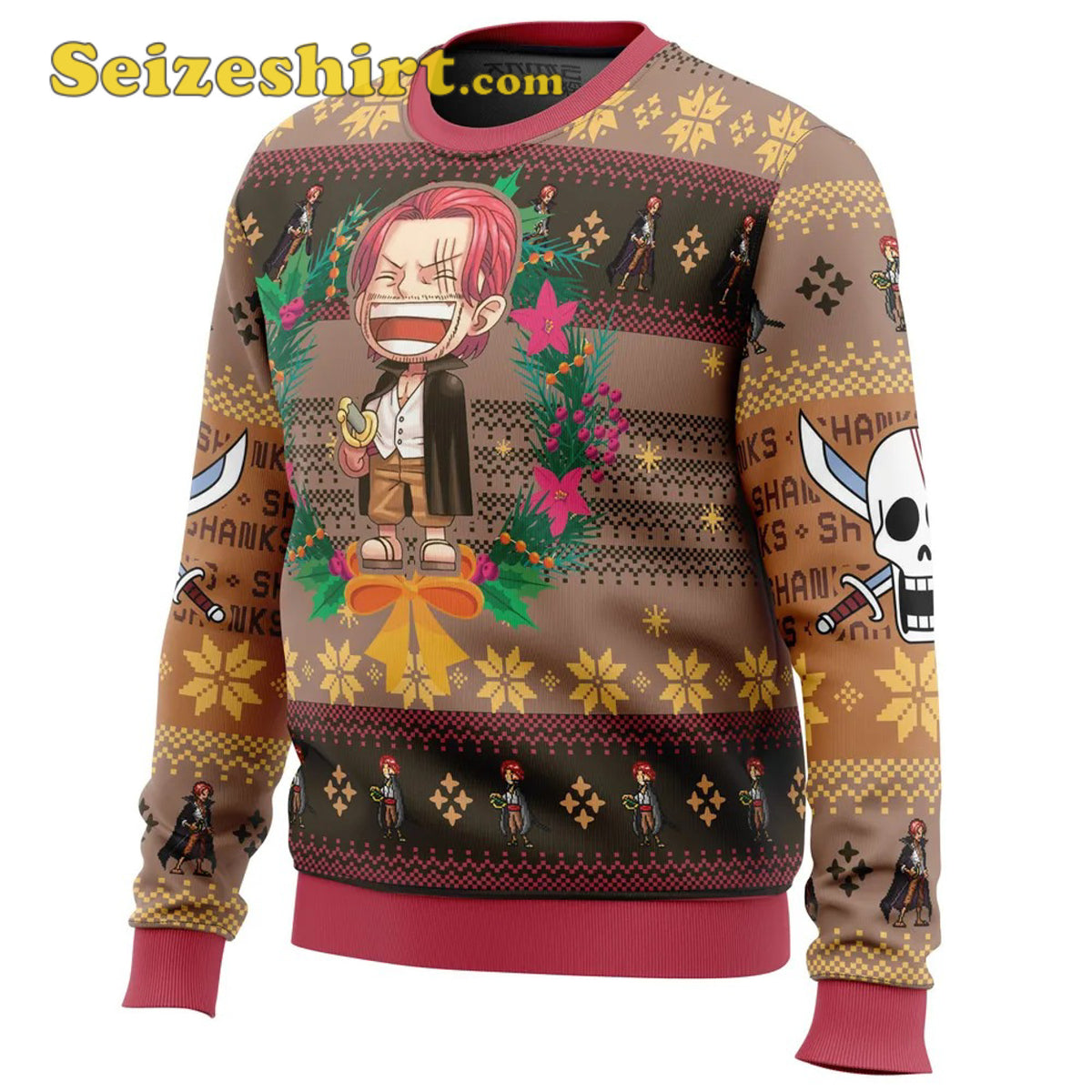 Cute Christmas Shanks One Piece Ugly Christmas Sweater - Holiday Gift product image 2