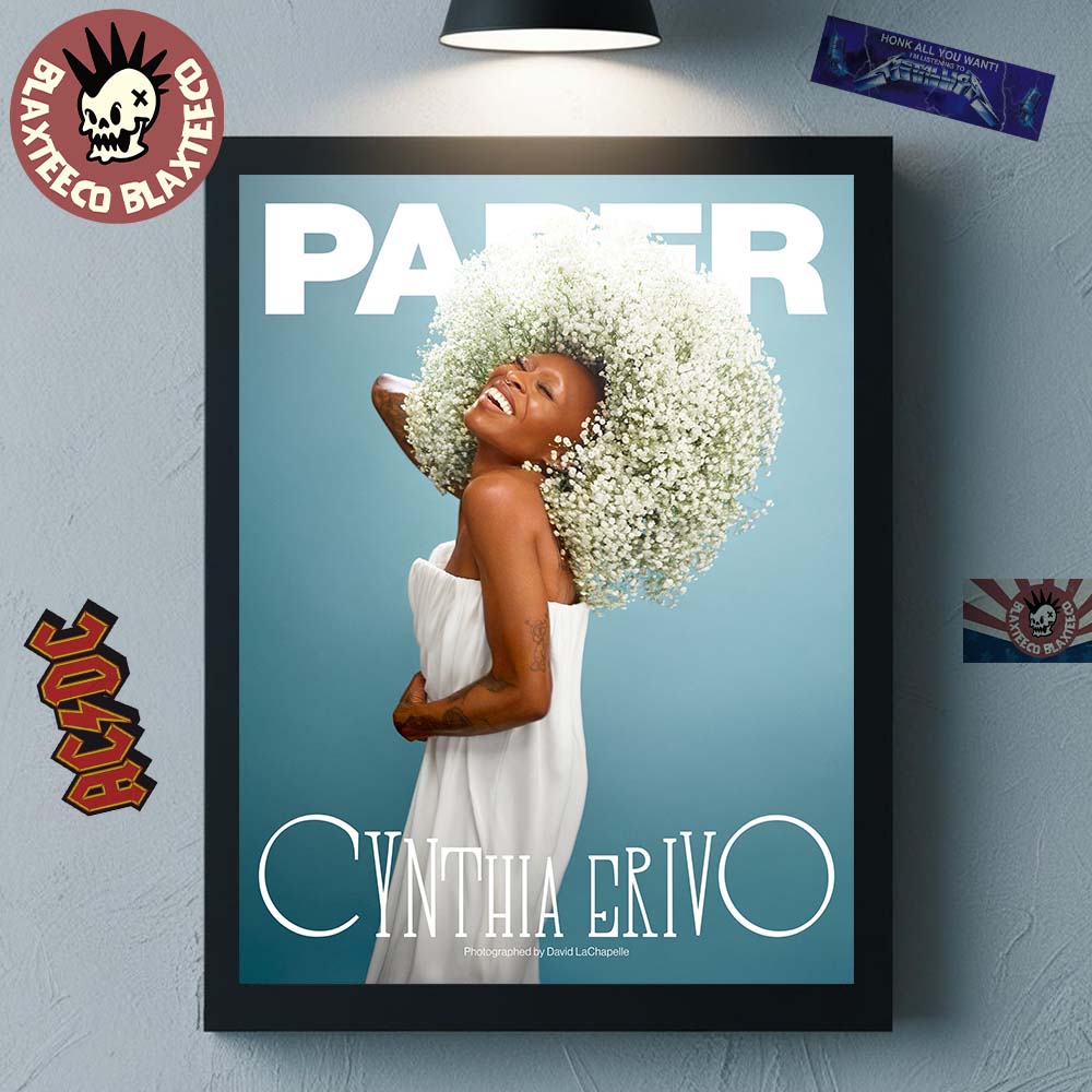 Cynthia Erivo Graces The Cover Of Paper Magazine Home - Adult & Kids T-Shirts, Sweatshirts & Hoodies apparel design preview 1