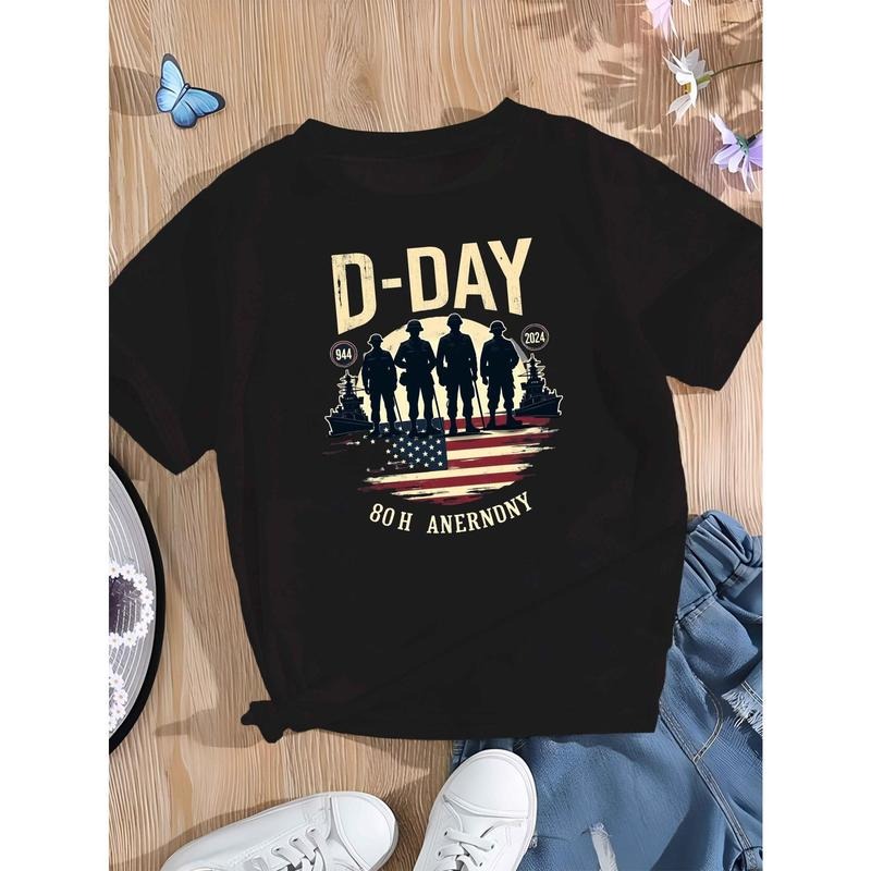 D DAY Soldiers Flag Pure Comfort Fit - Adult & Kids T-Shirts, Sweatshirts & Hoodies apparel design preview 1