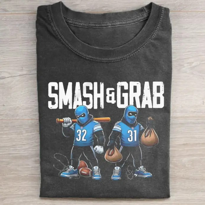 D..E.T.R.O.I.T Football S.M..Sh G.Ra.B Breathable - Adult & Kids T-Shirts, Sweatshirts & Hoodies apparel design preview 1