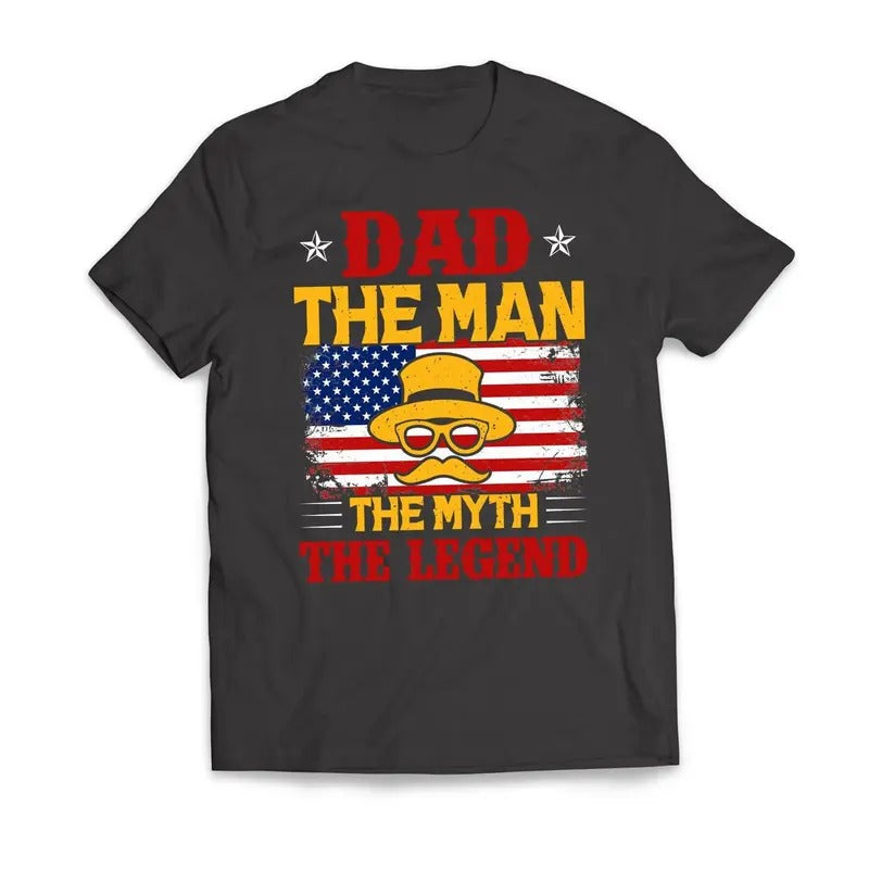 DAD Man Myth Legend Casual Classic - Adult & Kids T-Shirts, Sweatshirts & Hoodies apparel design preview 1
