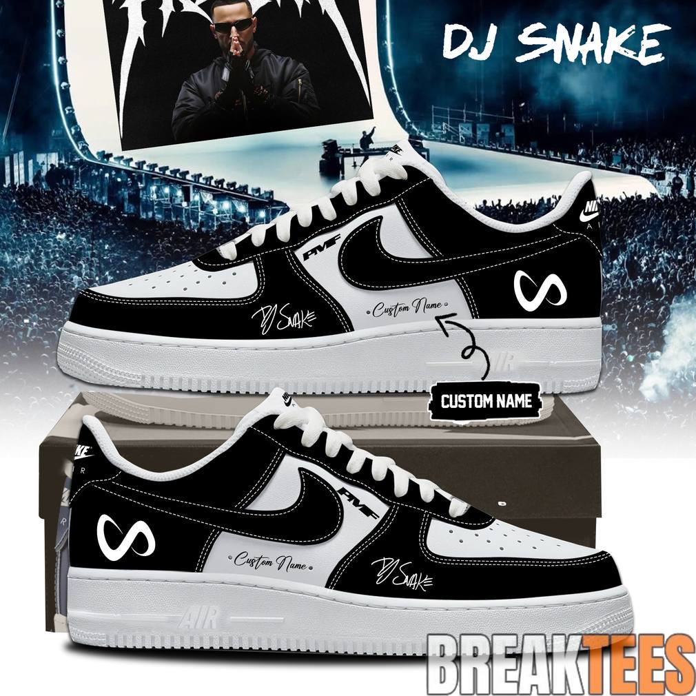 DJ Snake EU Shows 2026 Custom Air Force 1 - Adult & Kids T-Shirts, Sweatshirts & Hoodies apparel design preview 1