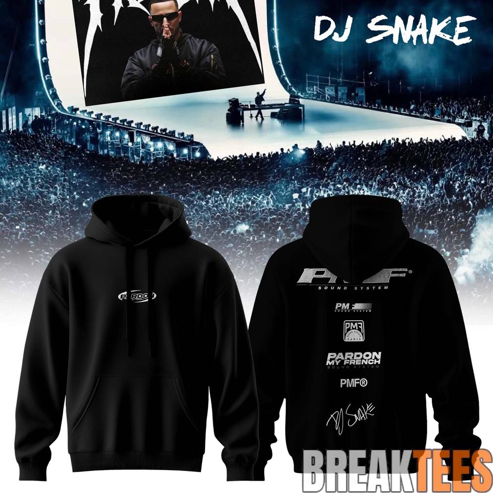 DJ Snake EU Shows 2026 Special - Adult & Kids T-Shirts, Sweatshirts & Hoodies apparel design preview 1
