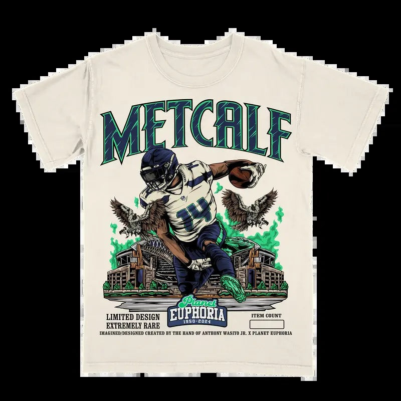 DK Metcalf VINTAGE SPORT FAN - Adult & Kids T-Shirts, Sweatshirts & Hoodies apparel design preview 1