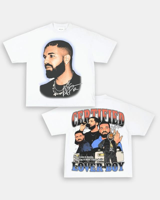 DRAKE CLB 2 2SIDES CERTIFIED LOVE BOY MUSIC TOUR FANS - Adult & Kids T-Shirts, Sweatshirts & Hoodies apparel design preview 1