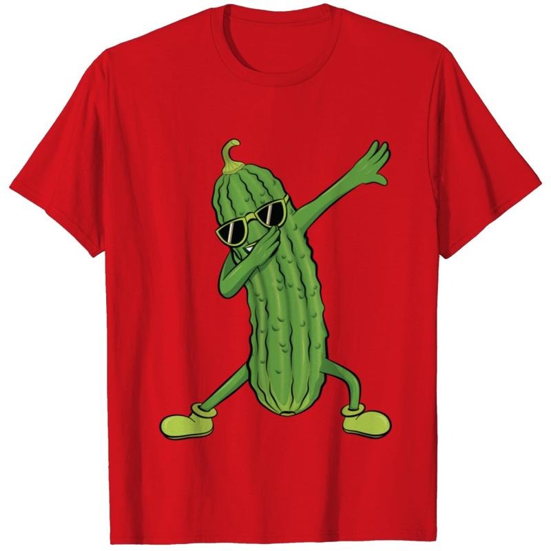 Dabbing Pickle Dancing Cucumber Lover Funny Pickles - Adult & Kids T-Shirts, Sweatshirts & Hoodies apparel design preview 1