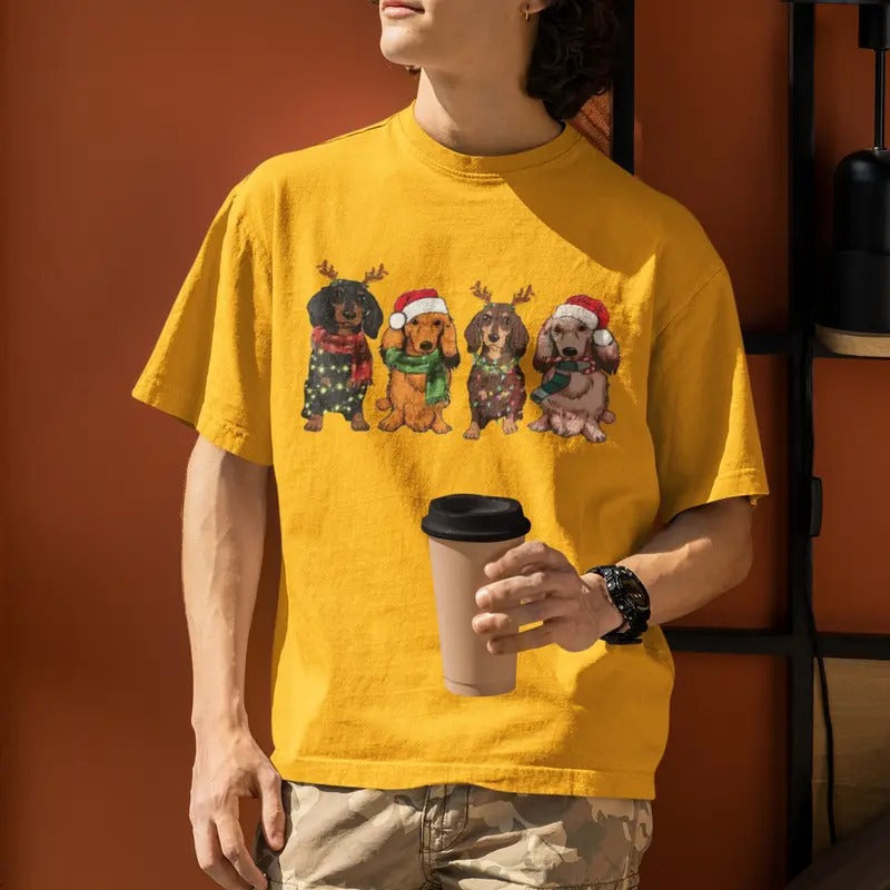 Dachshund Cute Lover - Adult & Kids T-Shirts, Sweatshirts & Hoodies apparel design preview 1