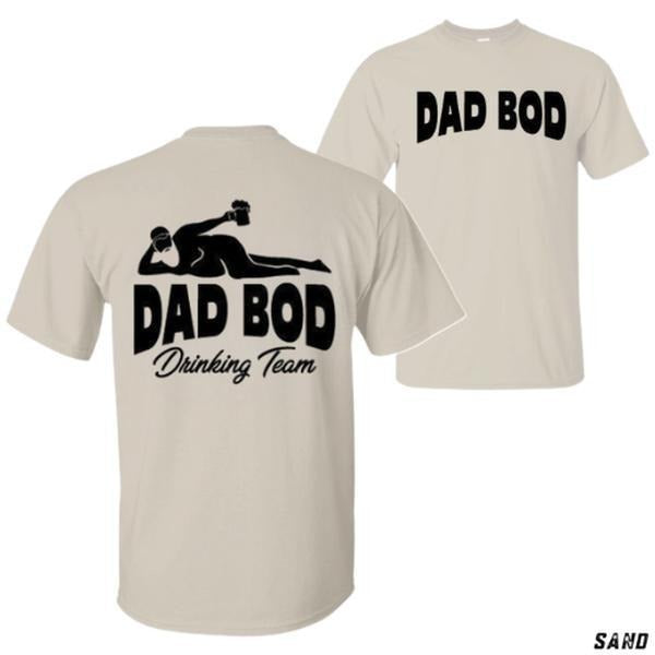 Dad Bod Drinking Team Beer Relaxed Fit Short Sleeve - Adult & Kids T-Shirts, Sweatshirts & Hoodies apparel design preview 1