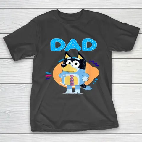 Dad Family Blueys Love - Adult & Kids T-Shirts, Sweatshirts & Hoodies apparel design preview 1