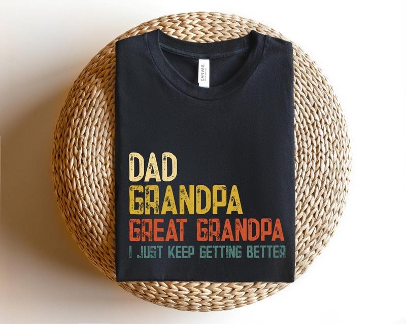 Dad Grandpa Great Grandkids - Adult & Kids T-Shirts, Sweatshirts & Hoodies apparel design preview 1